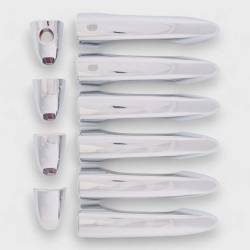 Trim Illusion - Trim Illusion DH318 Front/Rear Door Handle Covers Chrome for Jeep Compass - Image 1
