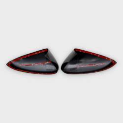 Trim Illusion - Trim Illusion MC6252BLK Front Door Mirror Covers Black Ford Fusion - Image 3