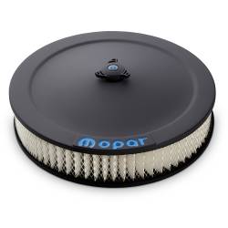 Proform - Proform 440-752 Air Cleaner Kit 14" Diameter Black Crinkle Blue MOPAR Emblem - Image 1