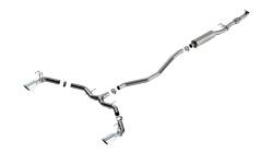 Borla - Borla 140922 S-Type Cat-Back Exhaust Split Rear Exit 22-25 Civic Si/Integra 1.5L - Image 1