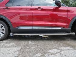 Steelcraft - Steelcraft 114700 Black Running Boards w/Stainless Trim 20-24 Ford Explorer - Image 2