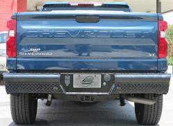 Steelcraft - Steelcraft HD20490 Black HD Rear Bumper Replacement 20-24 Silverado 2500/3500 - Image 1