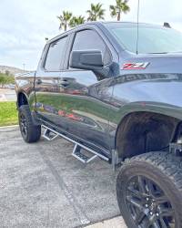 Steelcraft - Steelcraft 700-02280 STX Black Drop Step for 19-25 Silverado/Sierra Crew Cab - Image 2