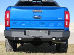 Steelcraft - Steelcraft 76-21340 Black Fortis Rear Bumper for 19-23 Ford Ranger - Image 1