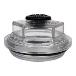 CURT - CURT 695814 Trailer Axle Oil & Dust Cap 8000 lbs. Clear - Image 1