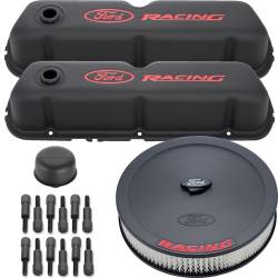 Ford Performance Parts - Ford Performance 302-500 Complete Dress Up Kit Black Crinkle Finish w/Ford Logo - Image 1