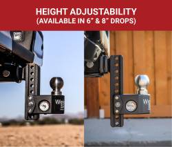 Weigh Safe - Weigh Safe 2" Steel Class-IV 6" Drop Hitch Receiver 15K SWS6-2 - Image 4