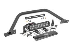 Rough Country Black Front Bumper Safari Bar w/LED 21-25 Ford Bronco 51118