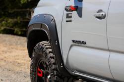 Rough Country Suspension Systems - Rough Country A-T11621 Defender Black Fender Flares for 16-23 Toyota Tacoma - Image 6