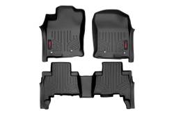 Rough Country Front/Rear Floor Liners Black for 13-24 Toyota 4Runner M-71313