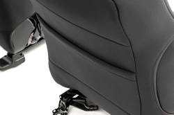 Rough Country Suspension Systems - Rough Country Front/Rear Seat Covers Black for 05-15 Toyota Tacoma Double 91052 - Image 5