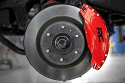Rough Country 71152 Bolt-On Front/Rear Brake Caliper Covers Red for 22-26 Tundra