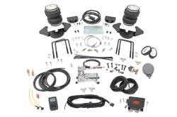 Rough Country Suspension Systems - Rough Country 10011WC Rear Air Spring Kit w/Compressor 19-26 Silverado/Sra 1500 - Image 1