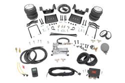 Rough Country Suspension Systems - Rough Country 10005WC Rear Air Spring Kit w/Compressor for 07-18 Silv/Sra 1500 - Image 1