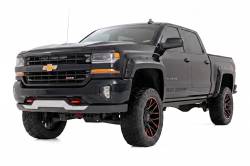 Rough Country Suspension Systems - Rough Country F-C11413A-GBA Black Pocket Fender Flares for 14-18 Silverado 5.8' - Image 2