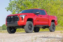 Rough Country Suspension Systems - Rough Country 21014 4.5" Oval Tube Nerf Steps Black for 22-26 Tundra CrewMax - Image 6