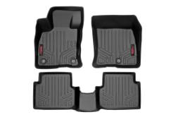 Rough Country M-51102 Front/Rear Floor Liners Black for 22-24 Ford Maverick