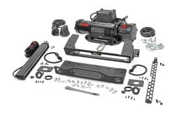 Rough Country Suspension Systems - Rough Country 51095 OEM Steel Bumper Winch Mount Kit w/Winch/LED 21-26 Bronco - Image 1