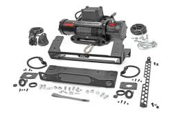 Rough Country Suspension Systems - Rough Country 51097 Winch Mount Kit w/Winch Steel Bumper 21-26 Ford Bronco OEM - Image 1