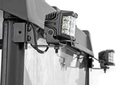 Rough Country Suspension Systems - Rough Country 93145 Rear Cab Mount 2" LED Pod Light Kit for Polaris Ranger - Image 2