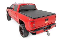 Rough Country Suspension Systems - Rough Country 42119551 Soft Roll-up Vinyl Tonneau Cover for 14-18 Silv/Srra 5.8' - Image 2