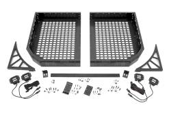 Rough Country Suspension Systems - Rough Country 93057 Rear Cargo Rack Tray w/LEDs Black for Polaris Ranger 1000 - Image 1
