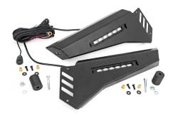 Rough Country Suspension Systems - Rough Country 93044 Front Bumper Wings Black for Polaris Ranger 1000/900/1000 - Image 2