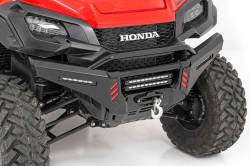Rough Country Suspension Systems - Rough Country 92025 Front Bumper Wings w Stinger Black for Honda Pioneer - Image 3