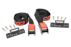 Rough Country Suspension Systems - Rough Country Cam Lock Cooler Tie Down Strap Kit Black 117710 - Image 3