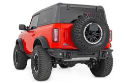 Rough Country Suspension Systems - Rough Country 51210 Heavy Duty Tubular Black Rear Bumper for 21-25 Ford Bronco - Image 2