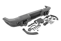 Rough Country Suspension Systems - Rough Country 51210 Heavy Duty Tubular Black Rear Bumper for 21-25 Ford Bronco - Image 3