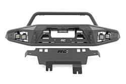 Rough Country 51200A Heavy Duty Tubular Black Front Bumper for 21-26 Bronco 2DR