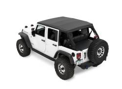 Bestop - Bestop 56825-35 Ascent Soft Top Black Diamond for 07-18 Jeep Wrangler JK 4DR - Image 1