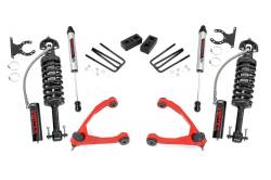 Rough Country Suspension Systems - Rough Country 19857RED 3.5" Vertex/V2 Lift for 07-13 Silverado/Sierra 1500 RWD - Image 1