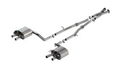 Borla - Borla 140936 S-Type Cat-Back Exhaust Dual Split Rear Exit for 22-23 Stinger 3.3L - Image 2