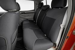 Rough Country Suspension Systems - Rough Country 91057 Front/Rear Seat Covers Black for 05-15 Tacoma Double 2WD/4WD - Image 3