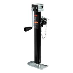CURT - CURT 25005 Pipe-Mount Swivel Trailer Jack w/Side Handle 5000 lbs 15" Travel - Image 1
