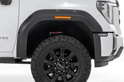 Rough Country Suspension Systems - Rough Country F-G12011A Pocket Fender Flares Black for 20-26 Sierra 2500HD/3500 - Image 2