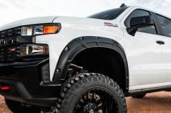 Rough Country Suspension Systems - Rough Country A-C12211 Black Defender Fender Flares for 19-26 Silverado 1500 - Image 5