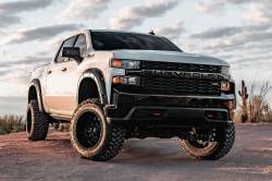 Rough Country Suspension Systems - Rough Country A-C12211 Black Defender Fender Flares for 19-26 Silverado 1500 - Image 3