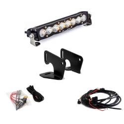 Baja Designs - Baja Designs 447166 S8 10" Hood Mount Light Bar Kit for Polaris RZR - Image 1