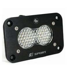 Baja Designs - Baja Designs 541006 S2 Sport Black Flush Mount LED Auxiliary Light Pod - Image 1