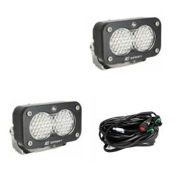 Baja Designs - Baja Designs 547806 S2 Sport Black LED Auxiliary Light Pod Pair - Image 1