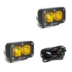 Baja Designs - Baja Designs 547813 S2 Sport Black LED Auxiliary Light Pod Pair - Image 1