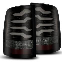 AlphaRex - AlphaRex 640010 Jet Black LED Taillights for Select 09-24 RAM Trucks - Image 1