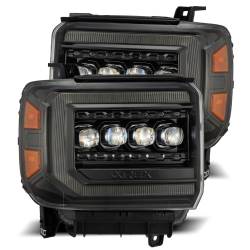 AlphaRex - AlphaRex 880616 Alpha Black LED Projector Headlights for 14-18 Gmc Sierra - Image 1