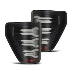 AlphaRex - AlphaRex 653030 Black/Red LED Taillights for 21-22 Ford F150 - Image 1