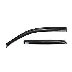 TrailFX - TrailFx 2503H 2PC Low Profile Tape-On Smoke Acrylic Window Vents - Image 1
