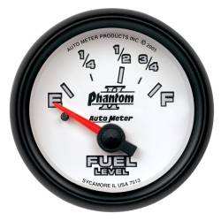 AutoMeter - AutoMeter 7515 Phantom II Electric Fuel Level Gauge 2-1/16" 73-10 Ohm Phantom II - Image 1