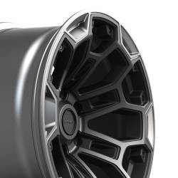 Defiant Wheels DF03 18x9 6x5.5 -12mm Black/Charcoal DF03-18090-6550-12B1G1